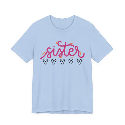 Sister Love Hearts Tee