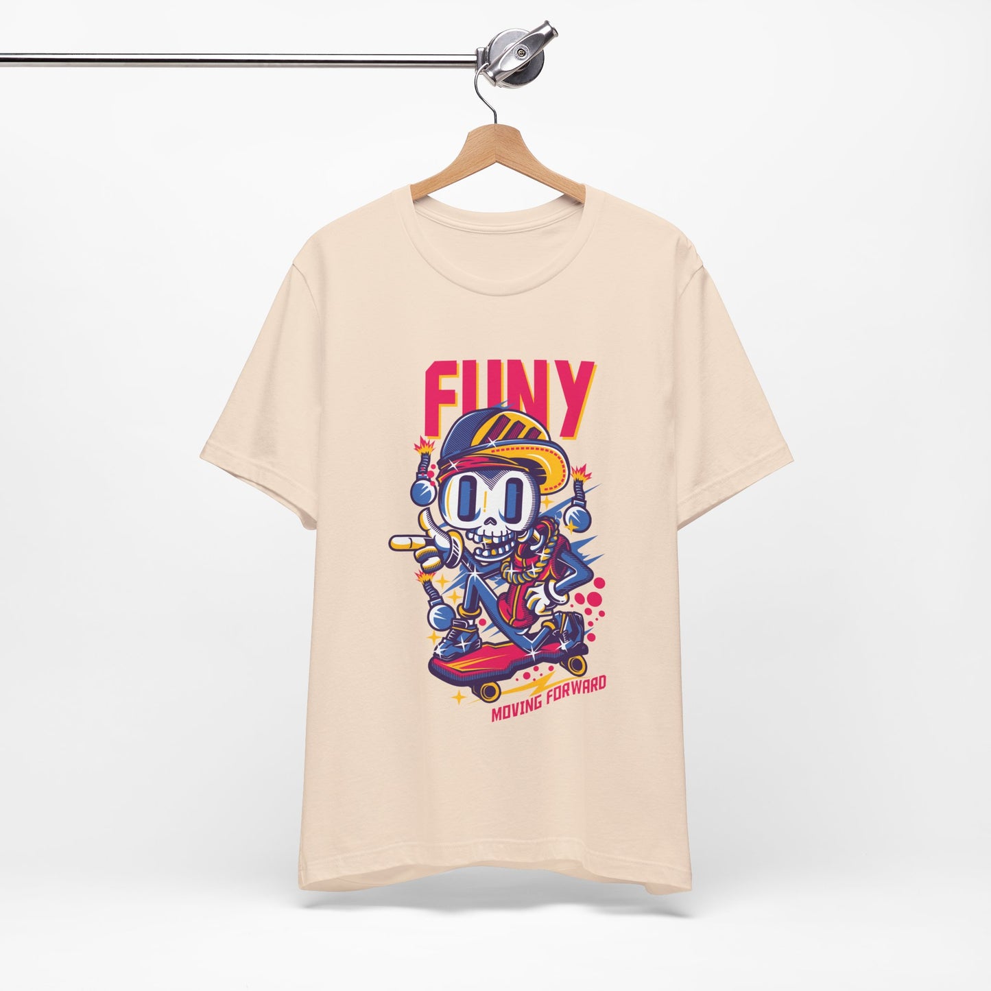 Funy Moving Forward Skater Tee