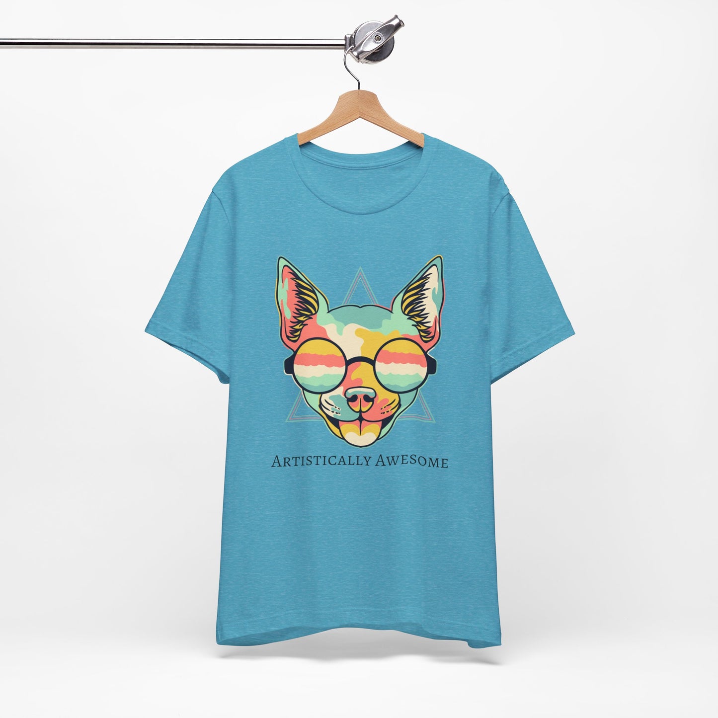 Colorful Artistic Cat Tee