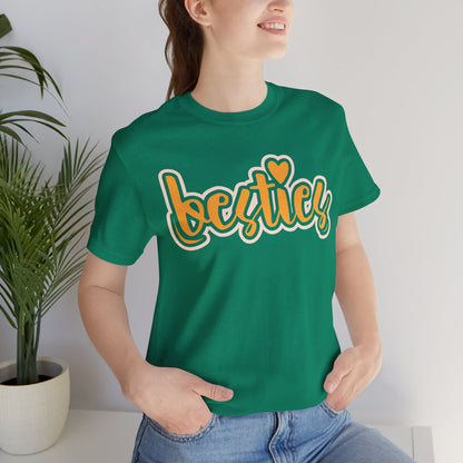 Besties Heart Script Tee