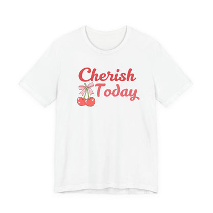 Cherish Today Cherry Bow Tee