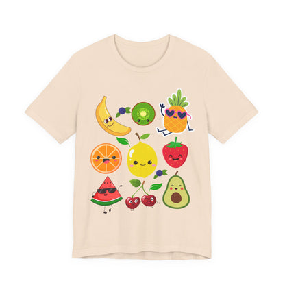 Cute Fruit Friends Kawaii Foodie Tee