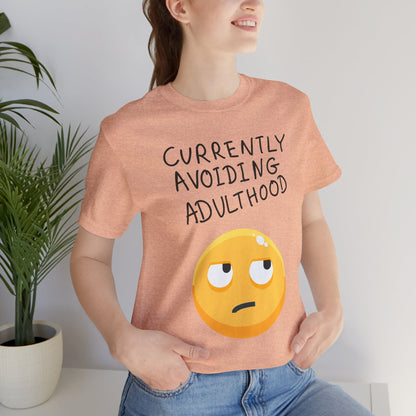 Avoiding Adulthood Emoji Tee
