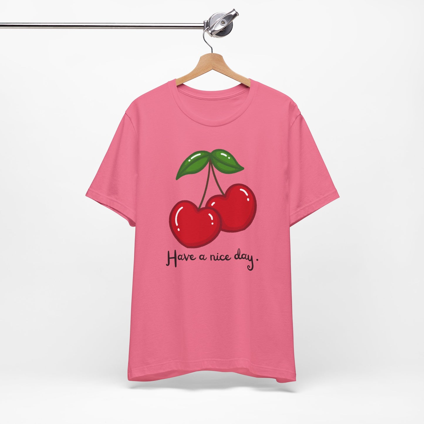 Have a Nice Day Cherry Hearts Tee