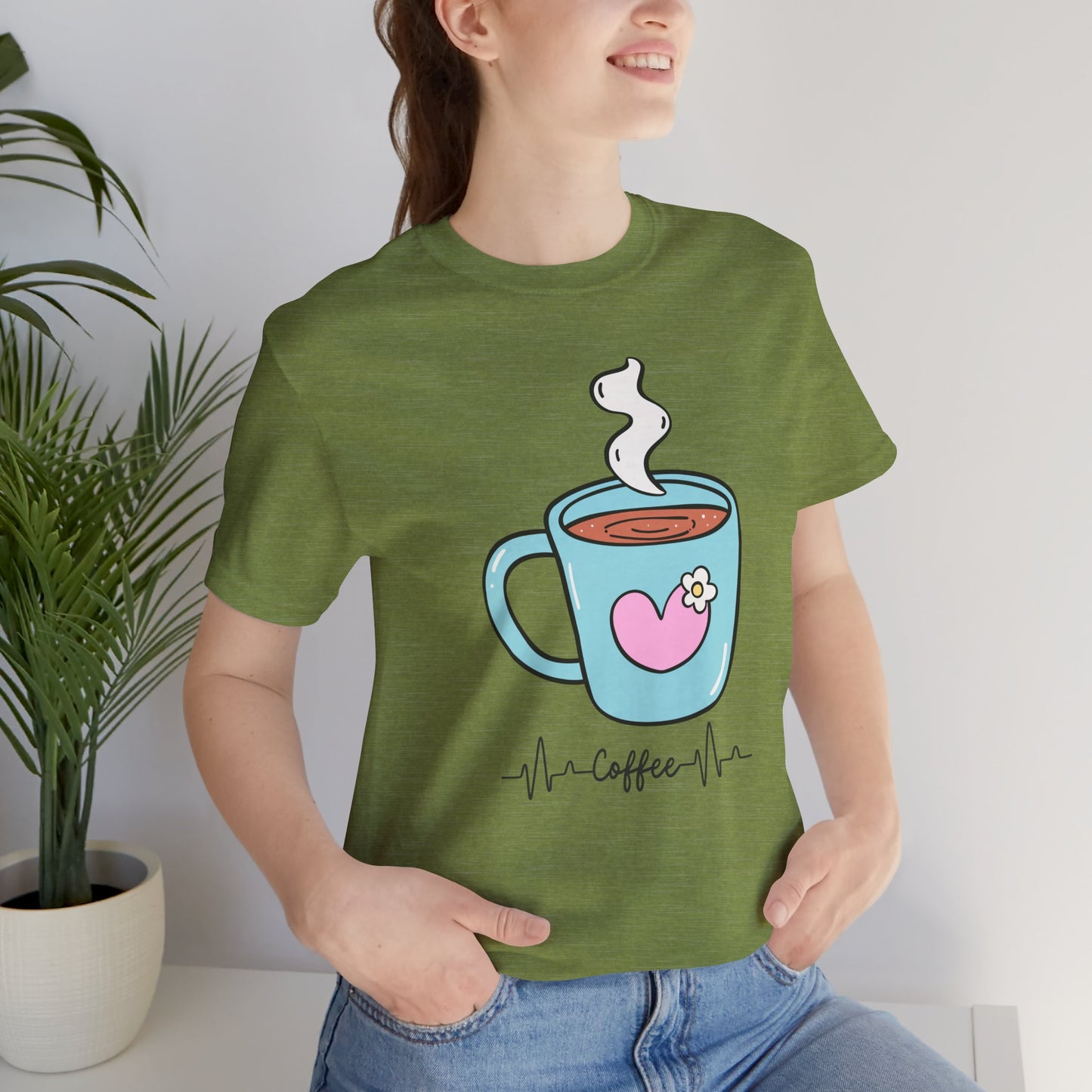Coffee Lover's Heart Tee