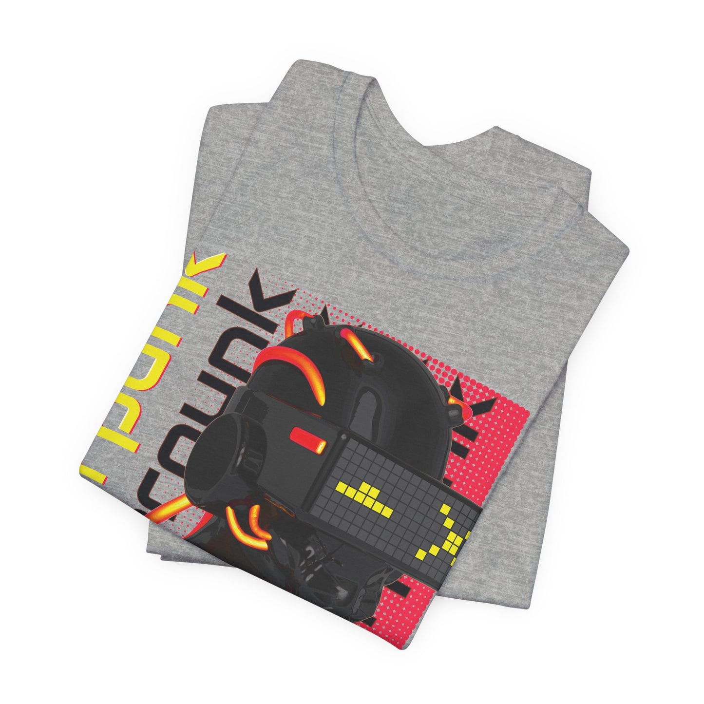 Cyberpunk Glitch Head Tee