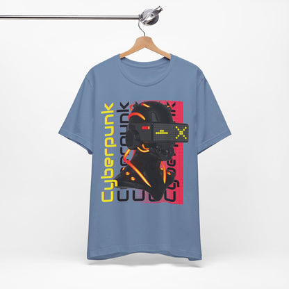 Cyberpunk Glitch Head Tee