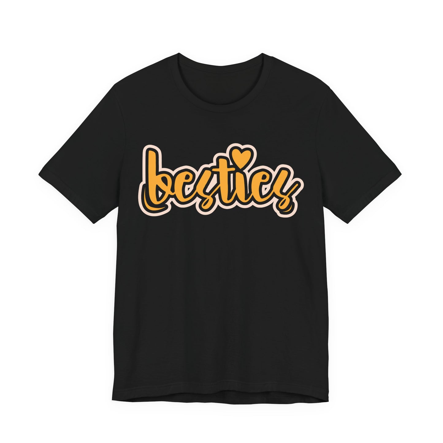 Besties Heart Script Tee