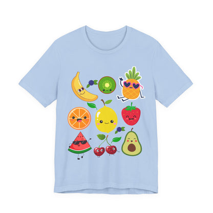 Cute Fruit Friends Kawaii Foodie Tee