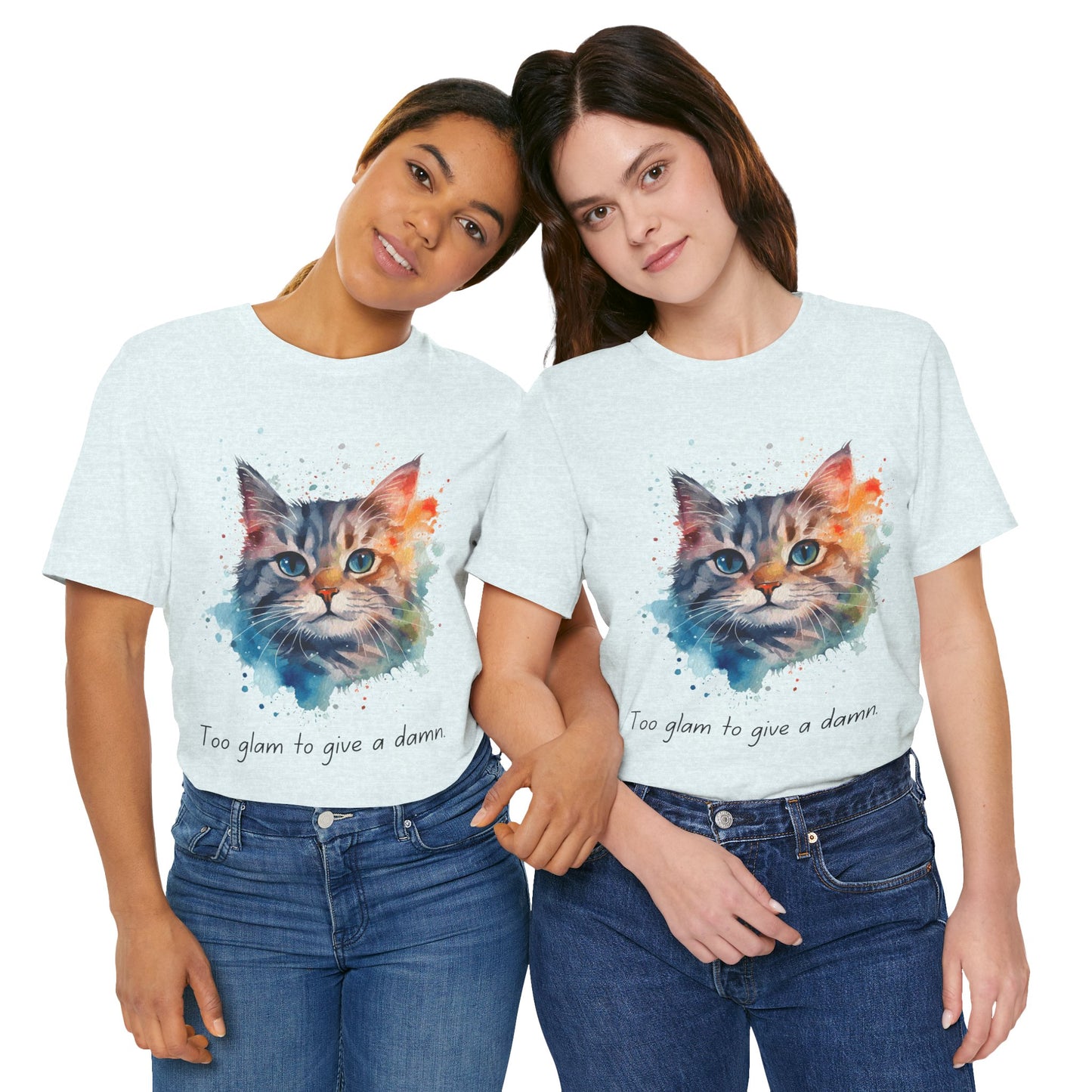 Watercolor Cat Tee