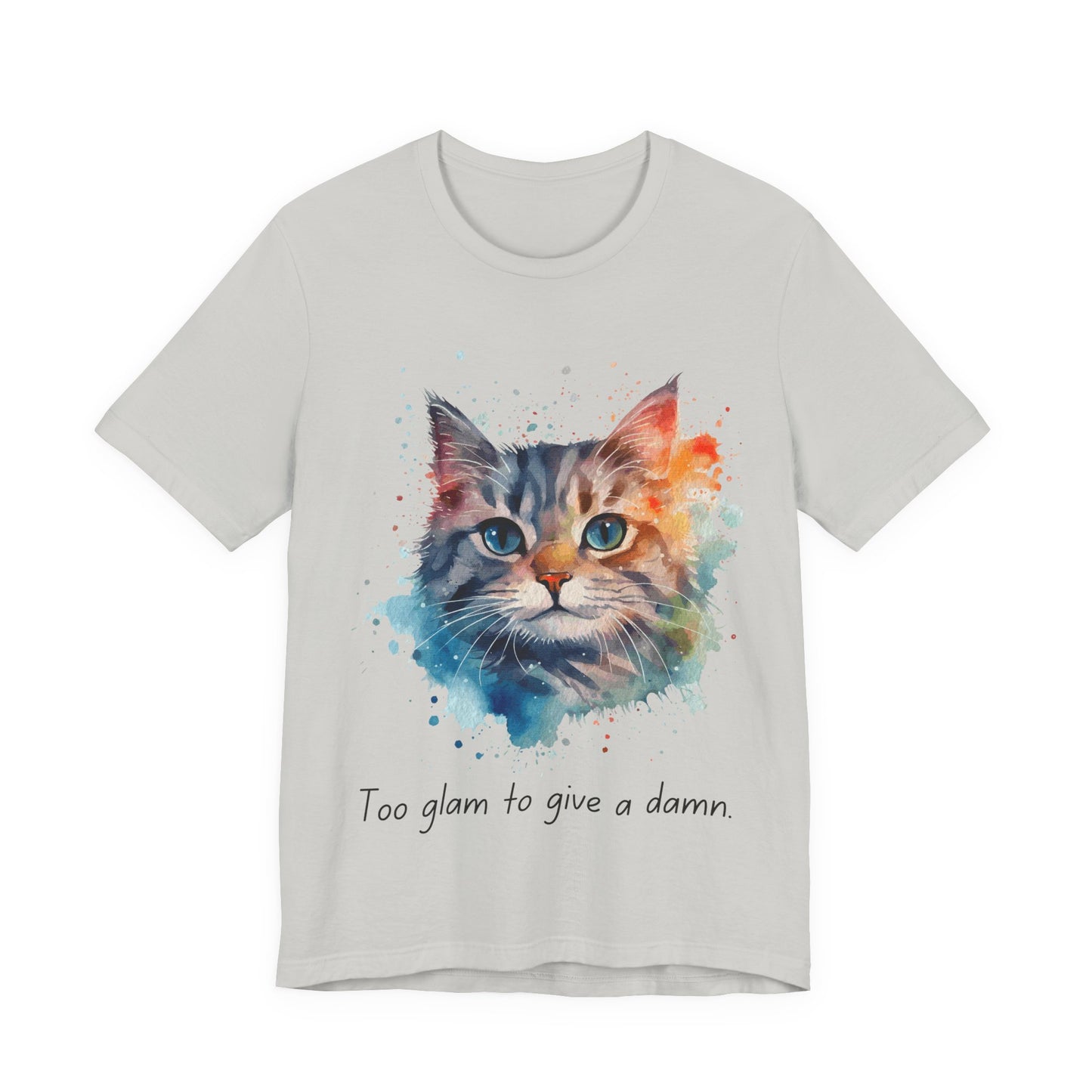 Watercolor Cat Tee