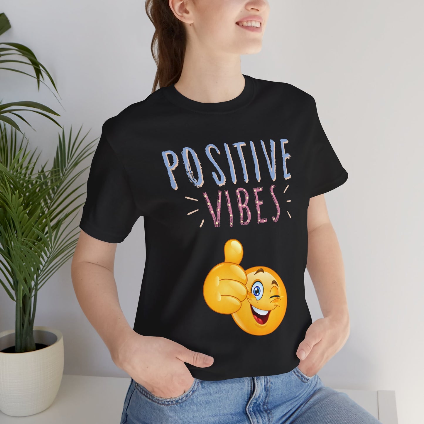 Positive Vibes Thumbs Up Tee