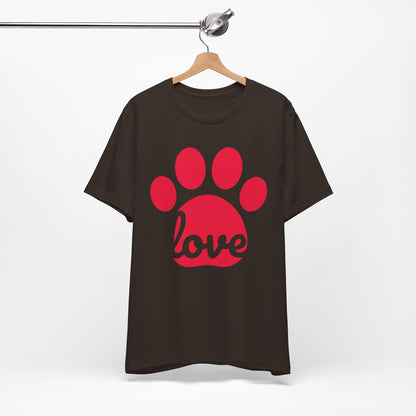 Love Paw Print Jersey Tee