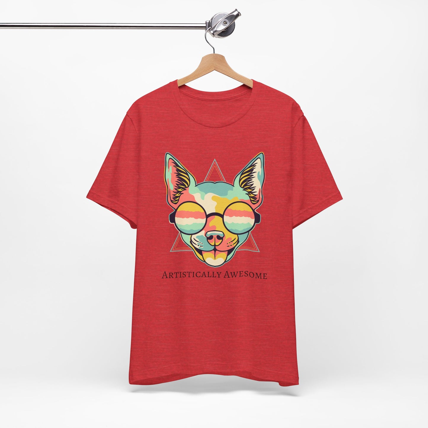 Colorful Artistic Cat Tee