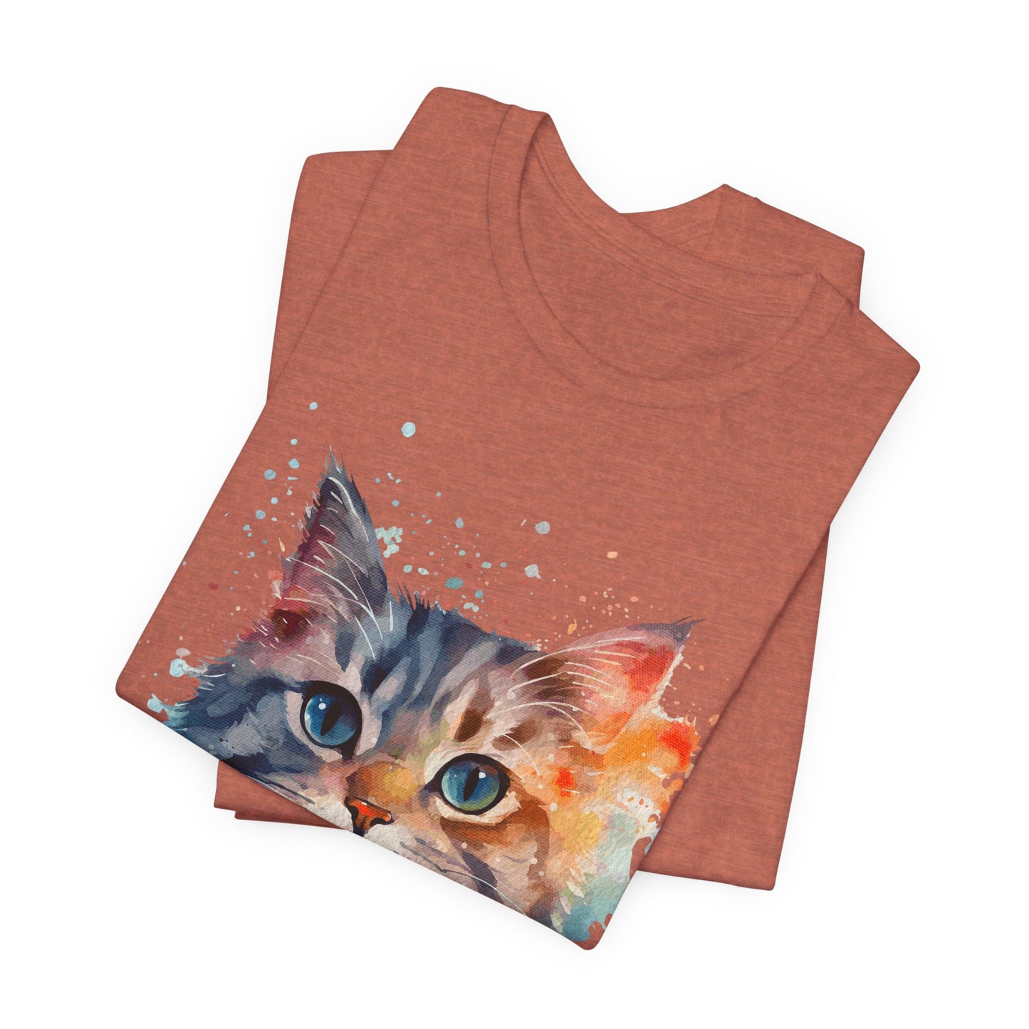 Watercolor Cat Tee