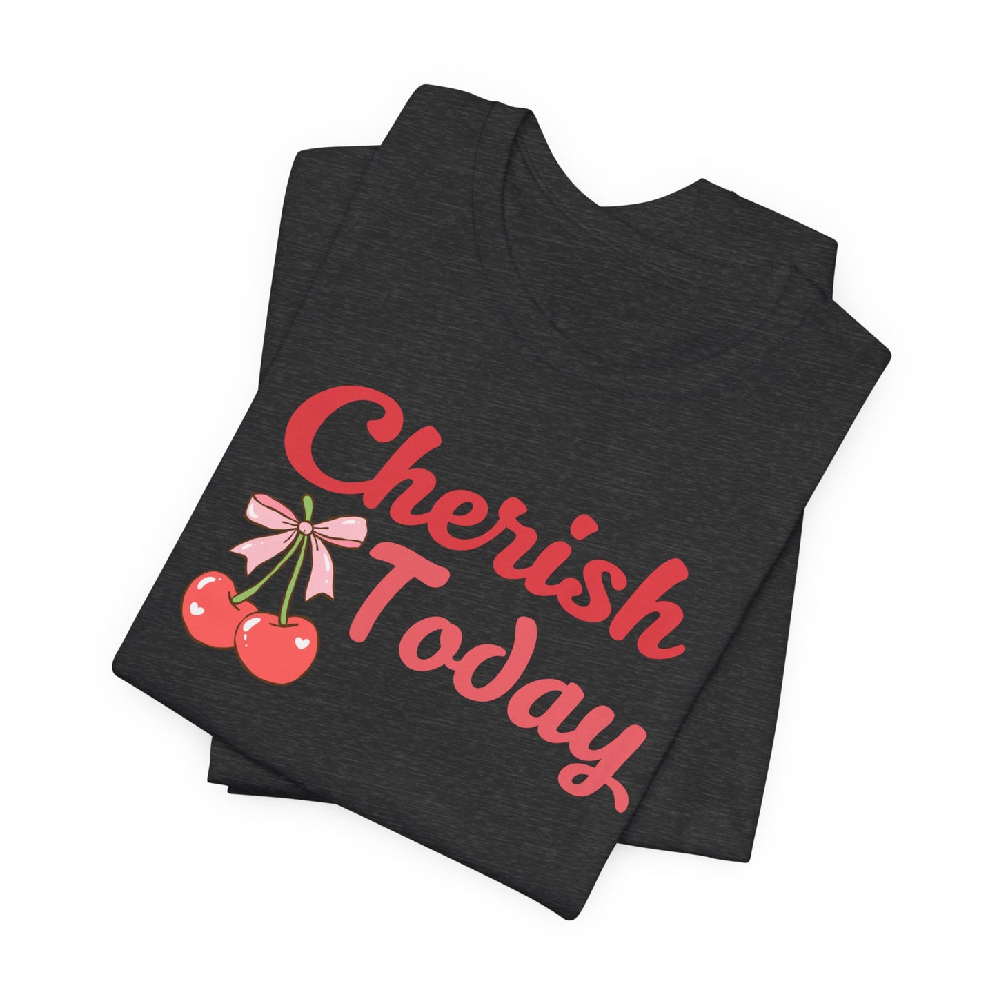 Cherish Today Cherry Bow Tee