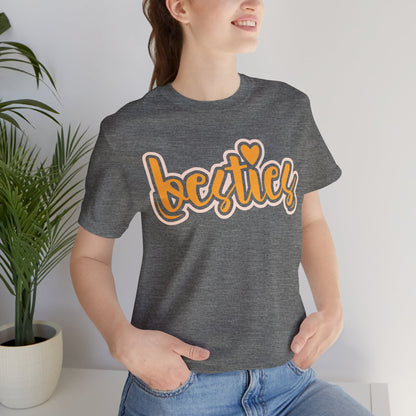 Besties Heart Script Tee