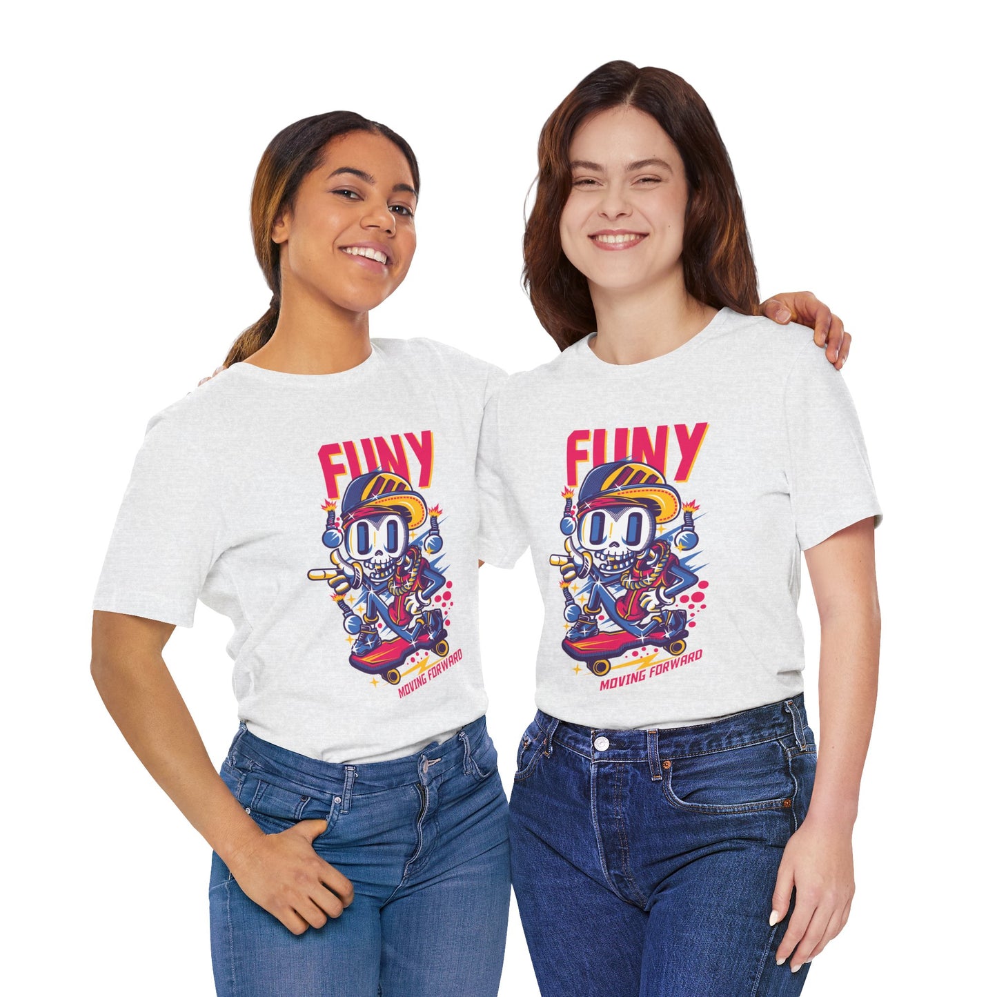 Funy Moving Forward Skater Tee