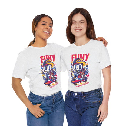 Funy Moving Forward Skater Tee