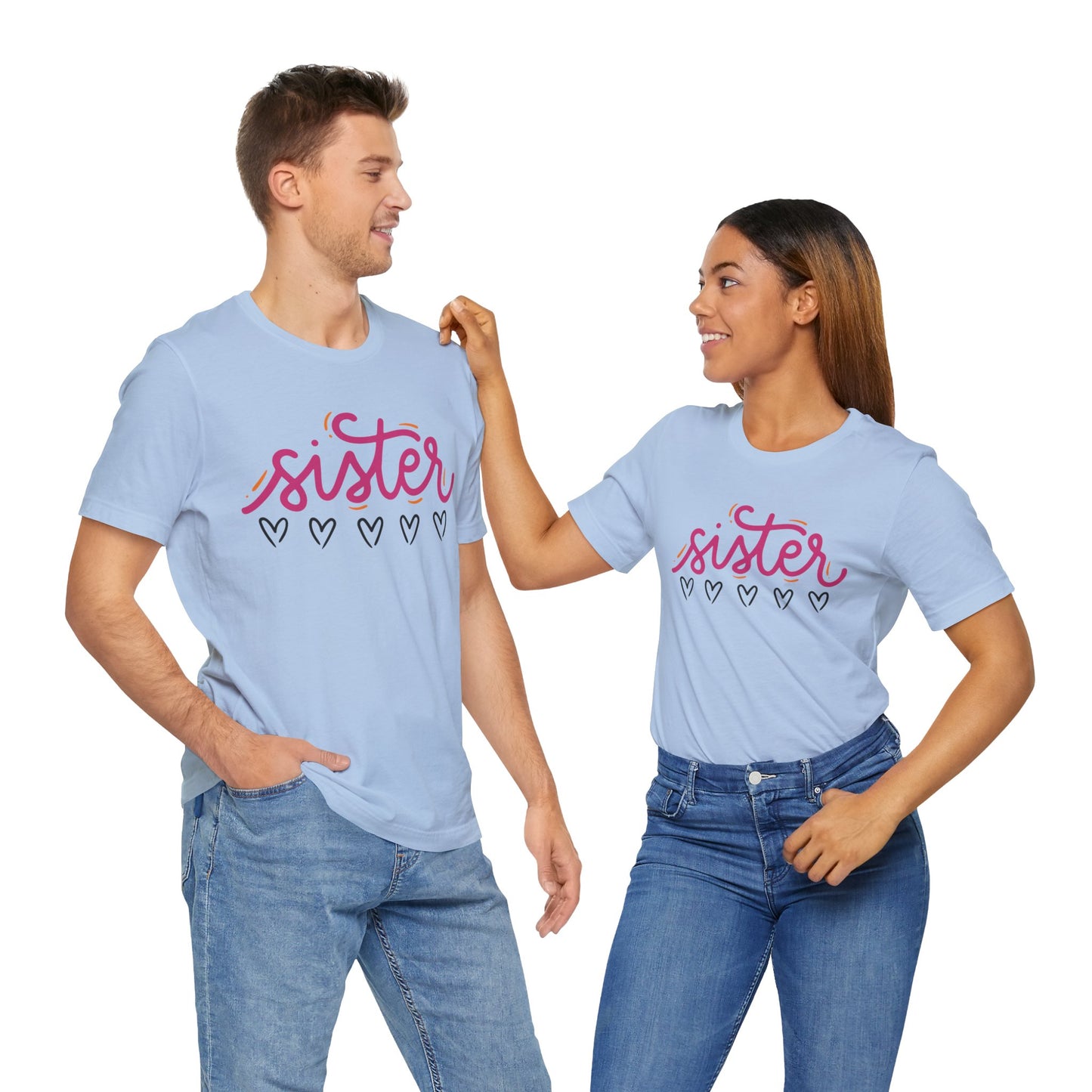 Sister Love Hearts Tee
