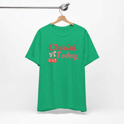 Cherish Today Cherry Bow Tee