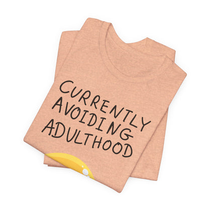 Avoiding Adulthood Emoji Tee