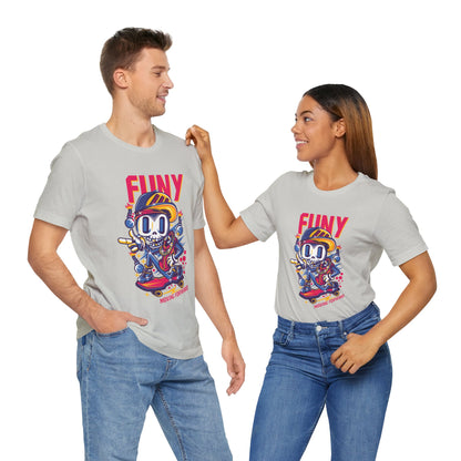 Funy Moving Forward Skater Tee