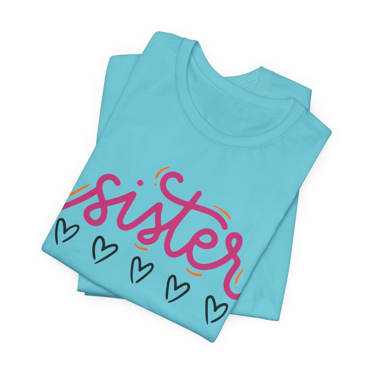 Sister Love Hearts Tee