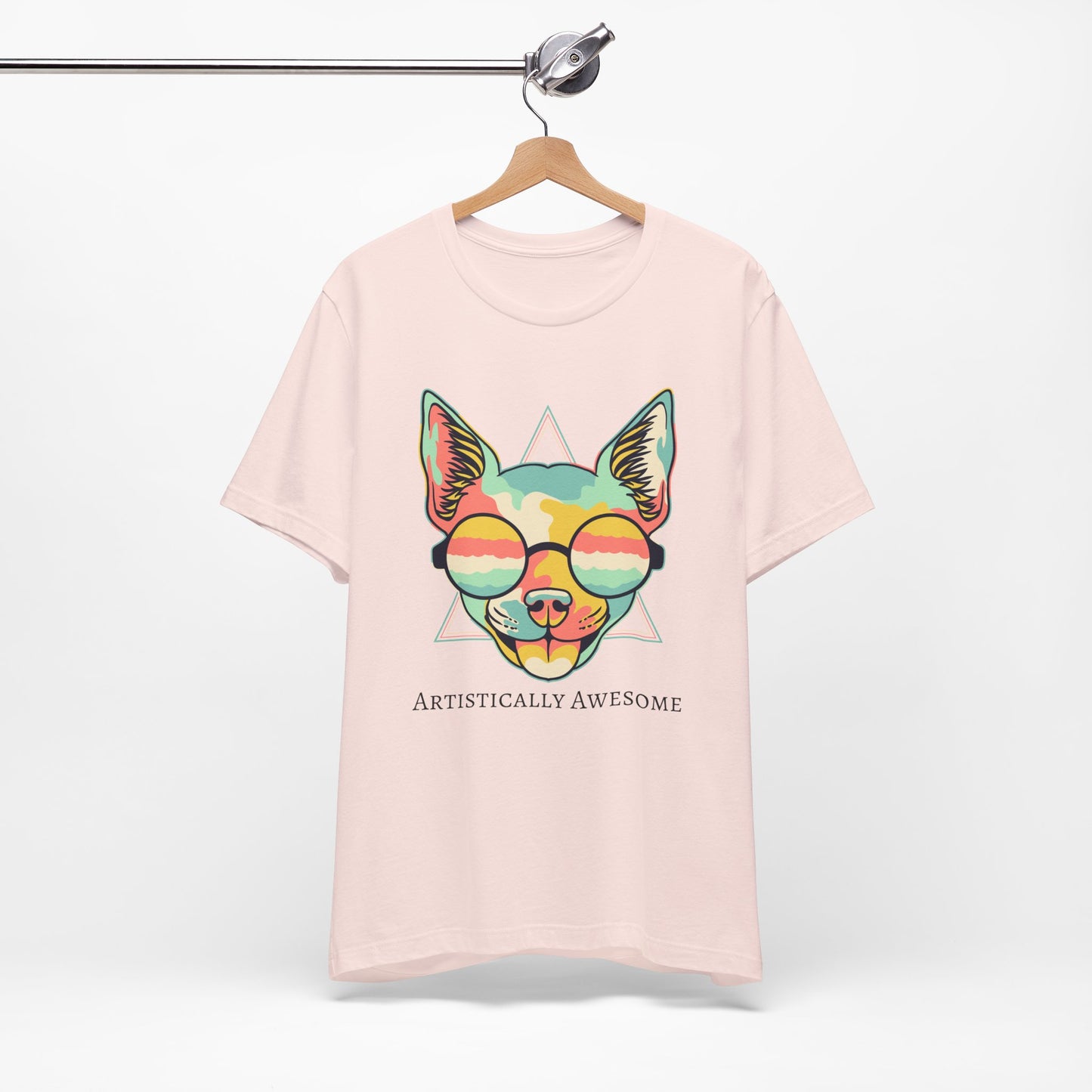Colorful Artistic Cat Tee