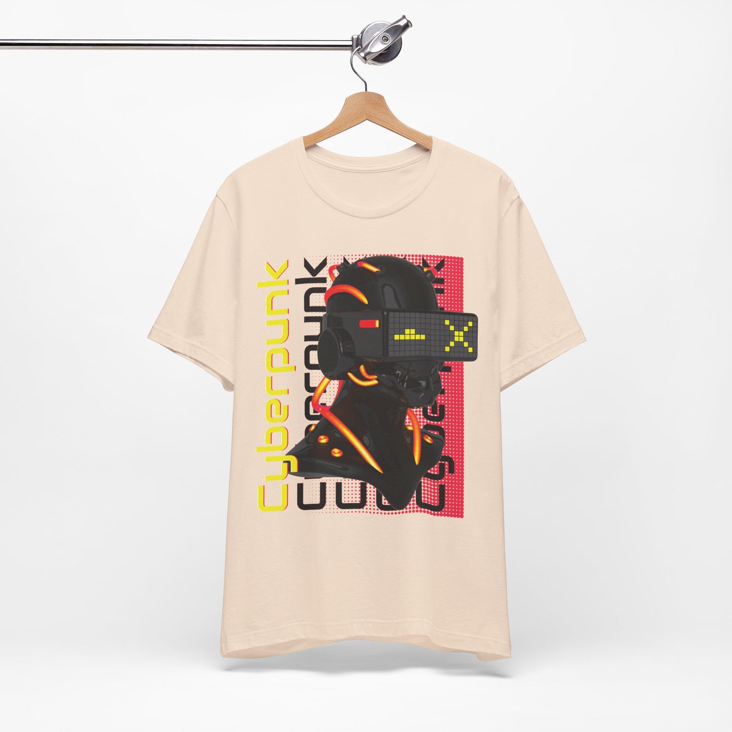 Cyberpunk Glitch Head Tee
