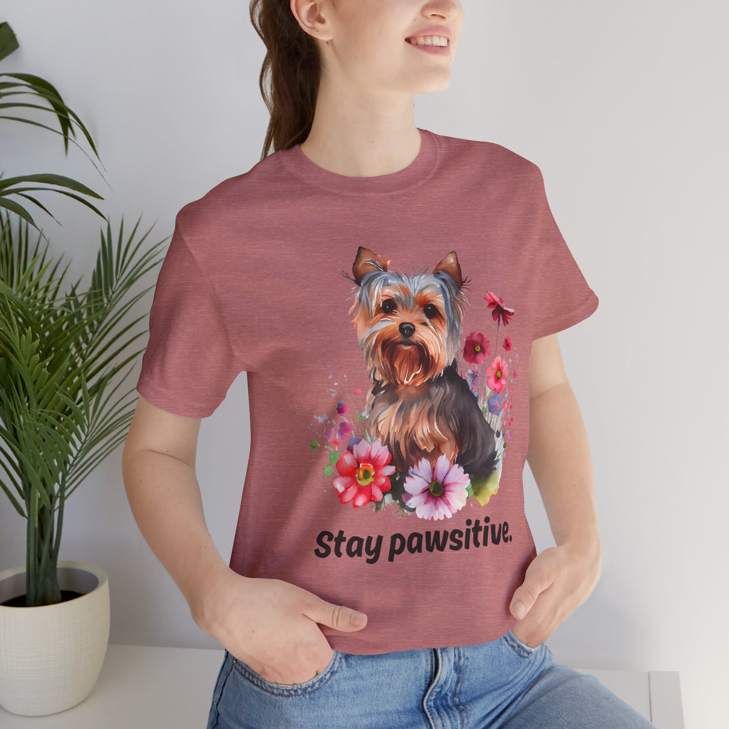Stay Pawsitive Dog Lover Tee