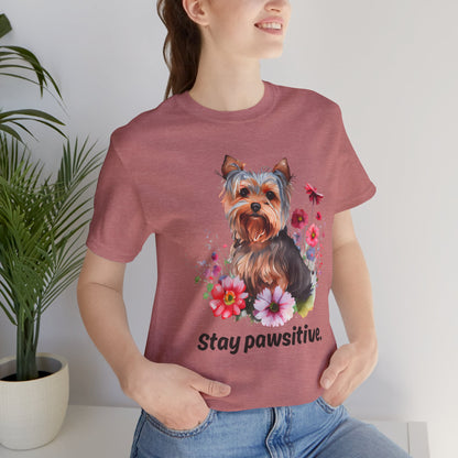 Stay Pawsitive Dog Lover Tee