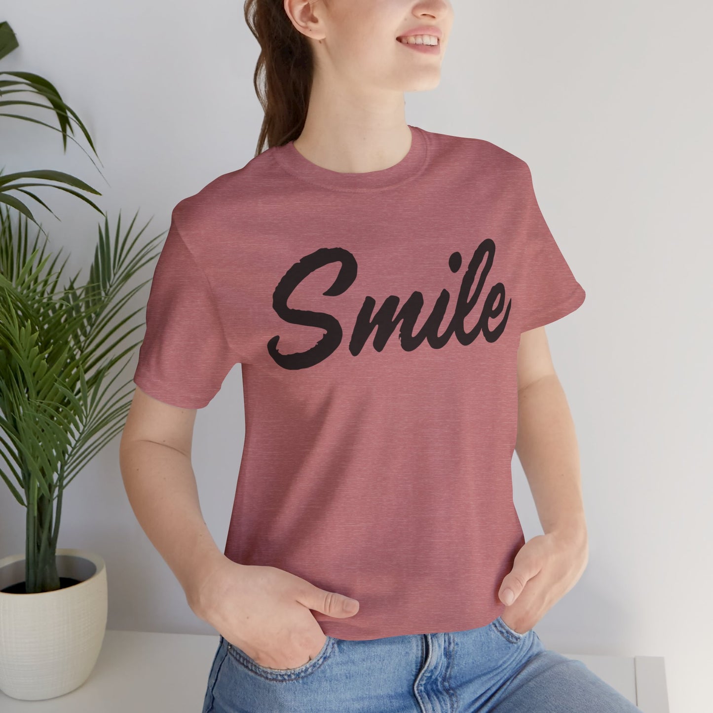SMILE Simple Text Tee