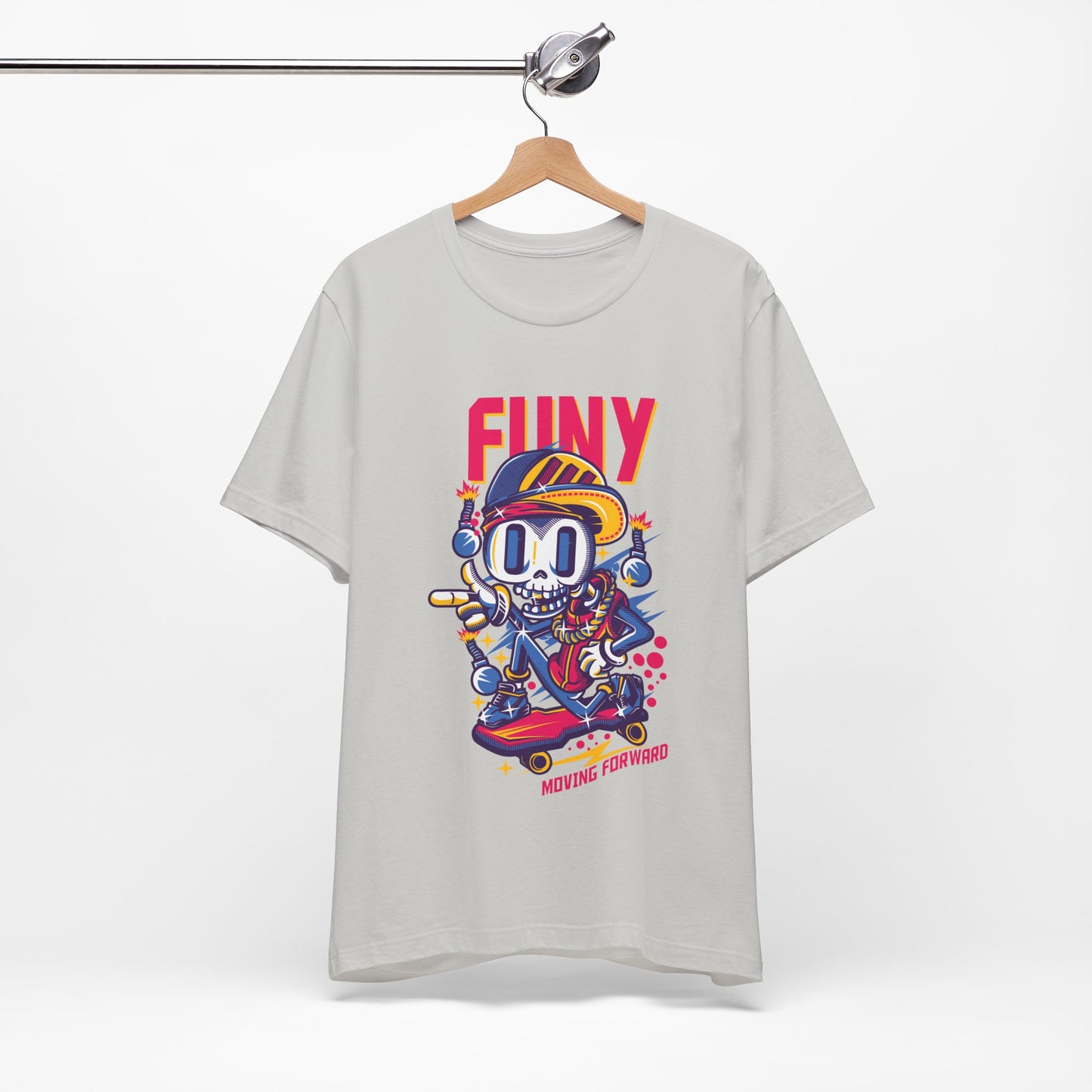 Funy Moving Forward Skater Tee