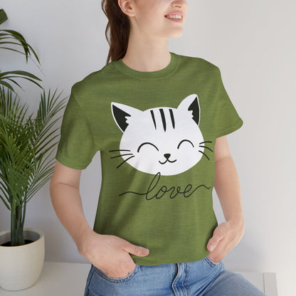 Cat Love Minimalist Tee