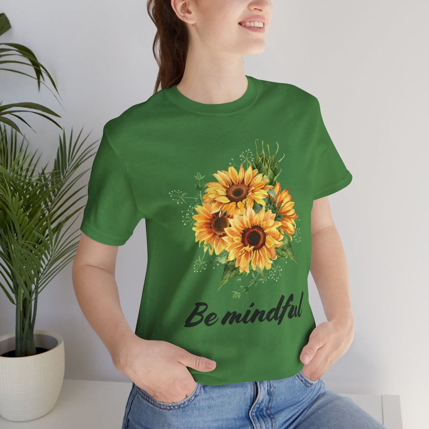 Be Mindful Sunflower Tee