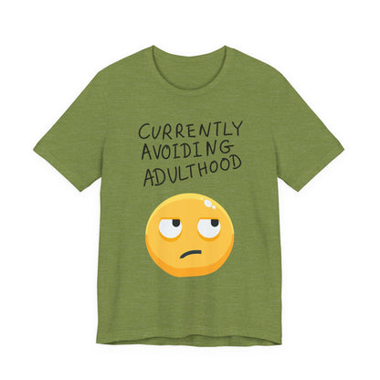Avoiding Adulthood Emoji Tee