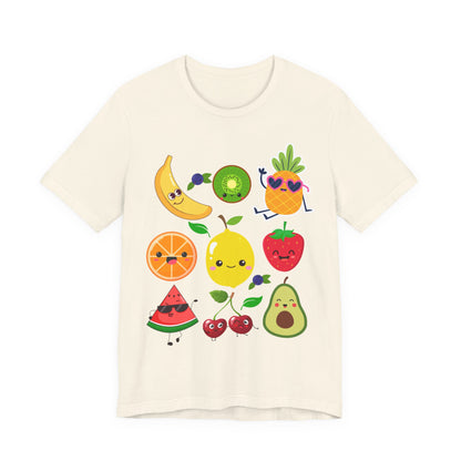 Cute Fruit Friends Kawaii Foodie Tee