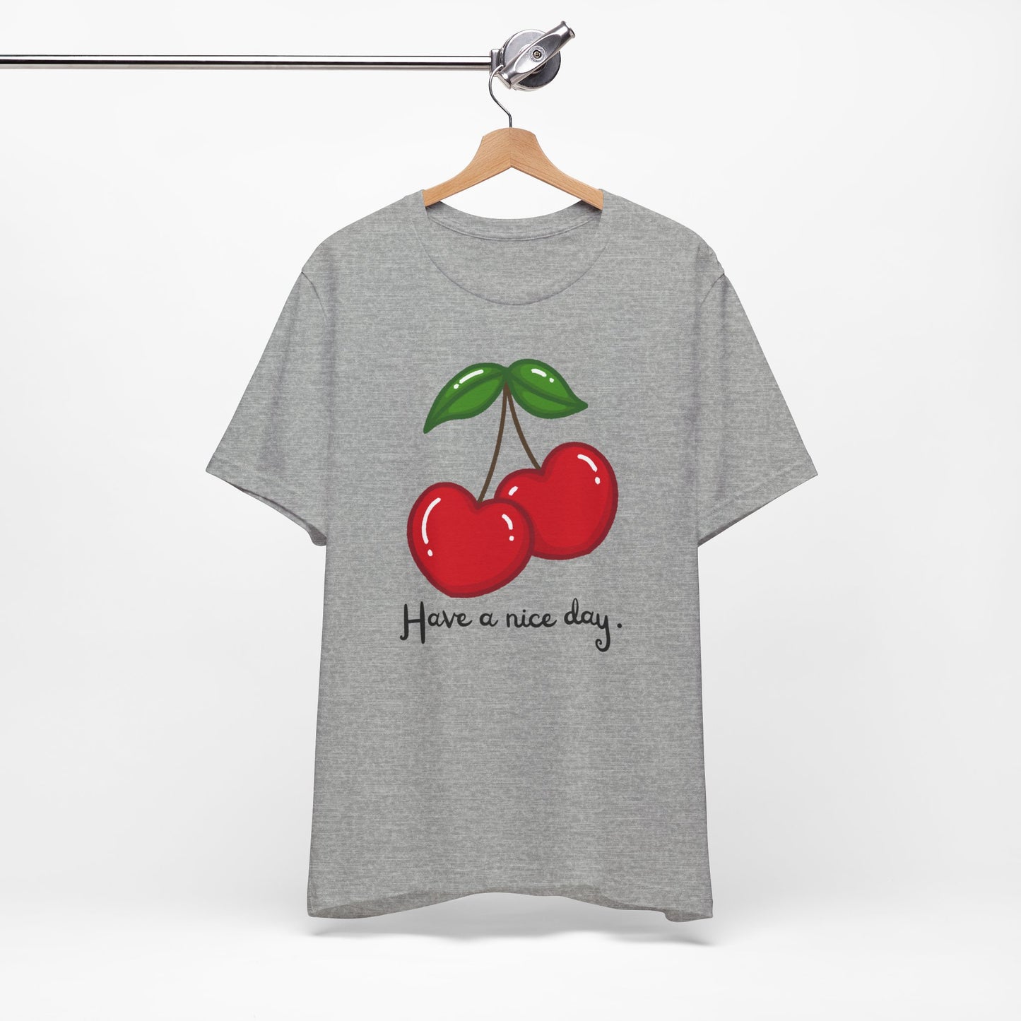 Have a Nice Day Cherry Hearts Tee