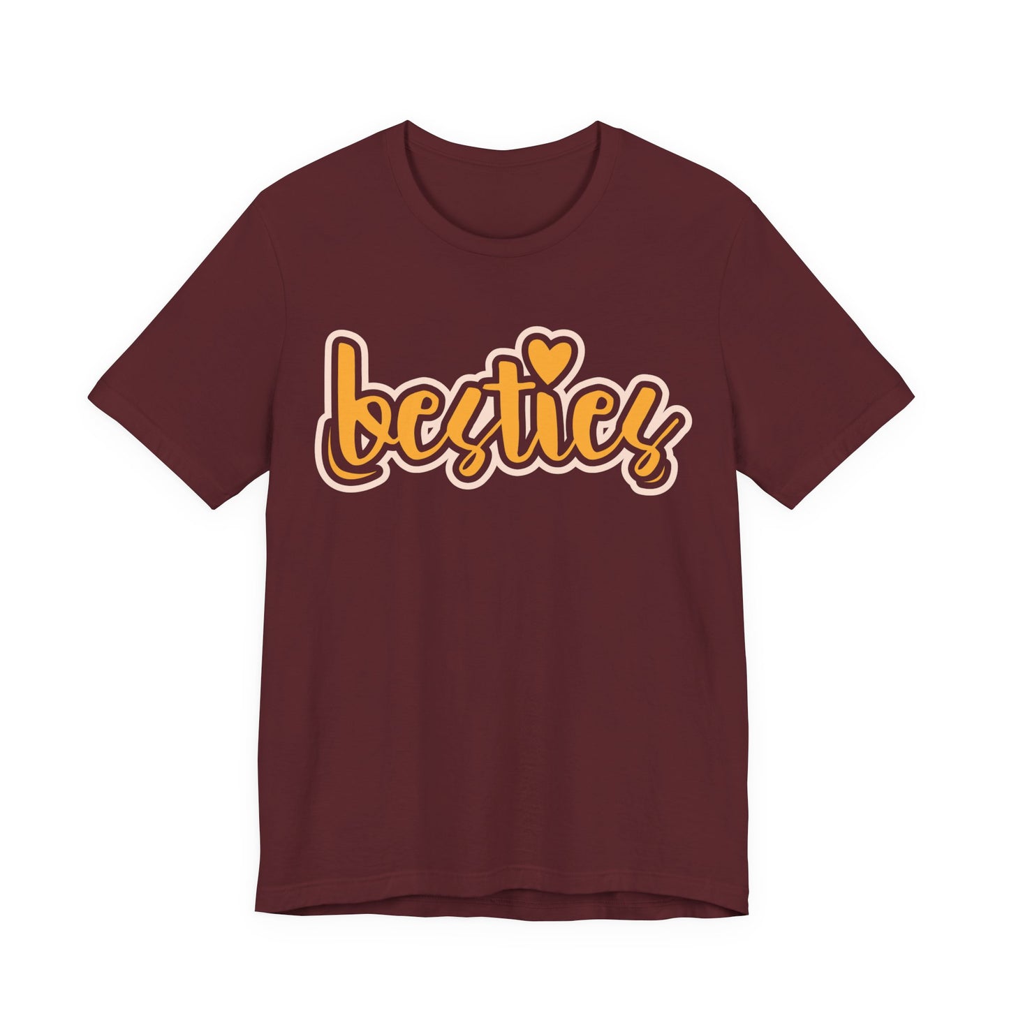Besties Heart Script Tee