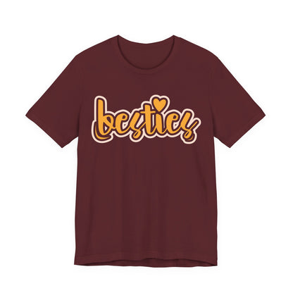 Besties Heart Script Tee