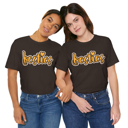 Besties Heart Script Tee