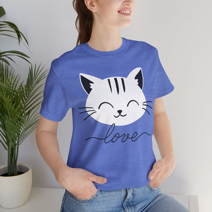Cat Love Minimalist Tee