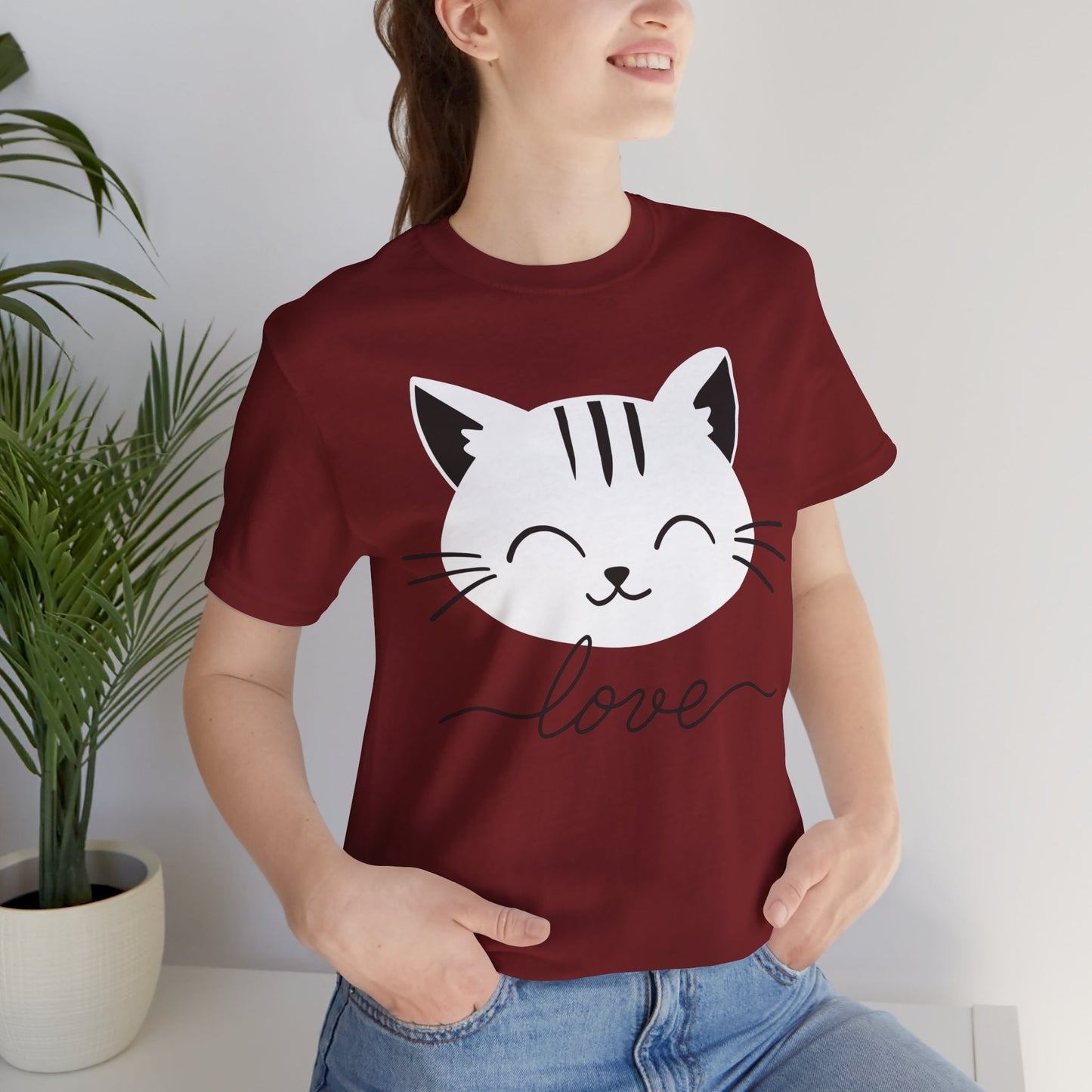 Cat Love Minimalist Tee