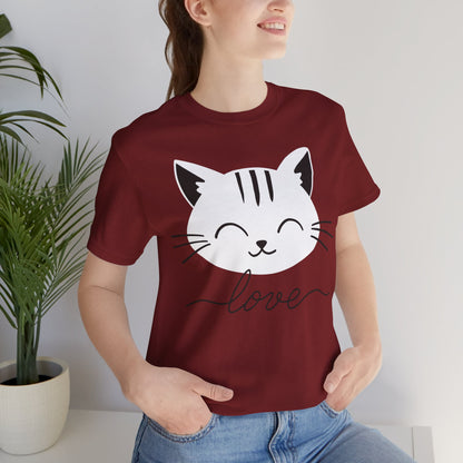 Cat Love Minimalist Tee