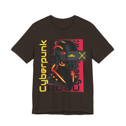 Cyberpunk Glitch Head Tee