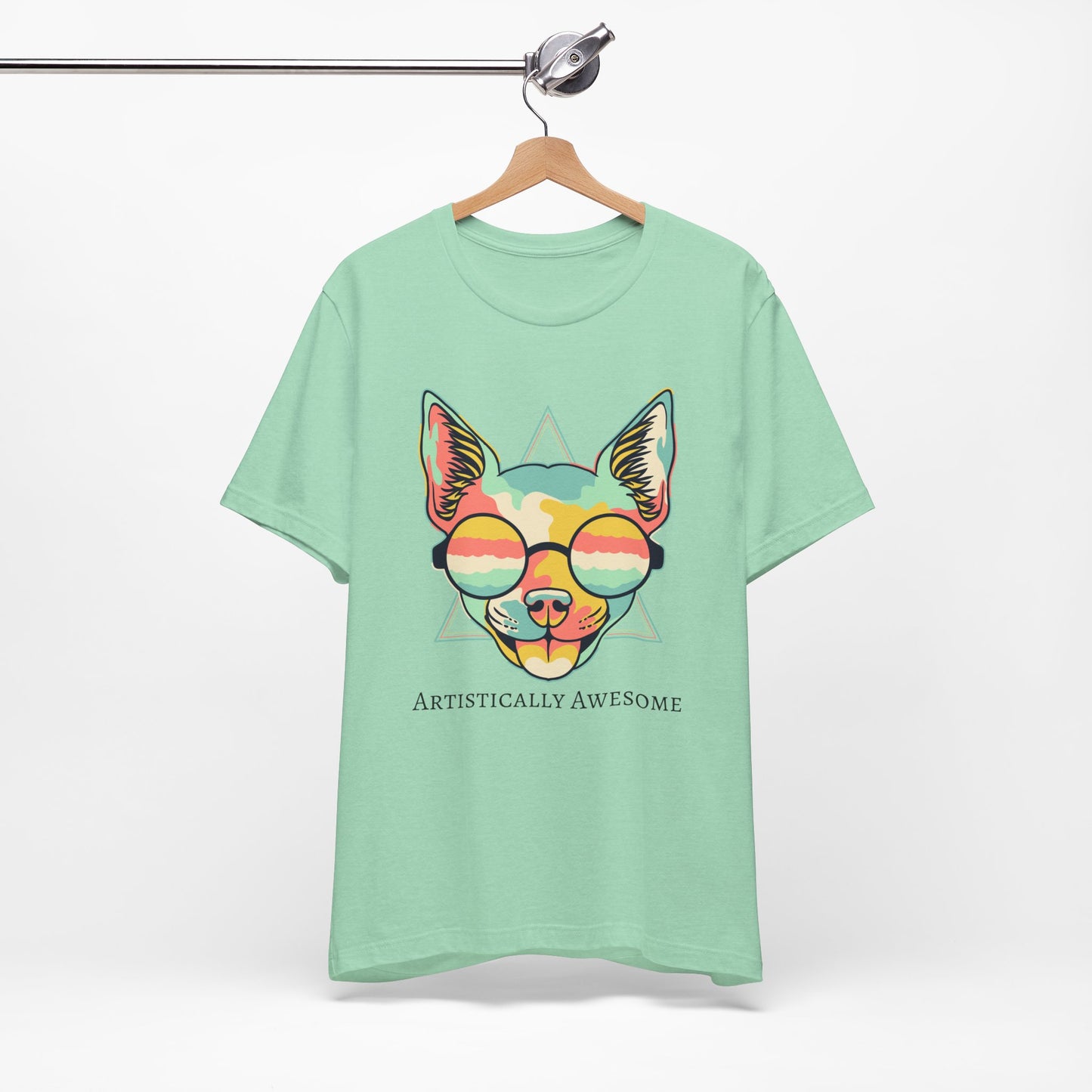 Colorful Artistic Cat Tee