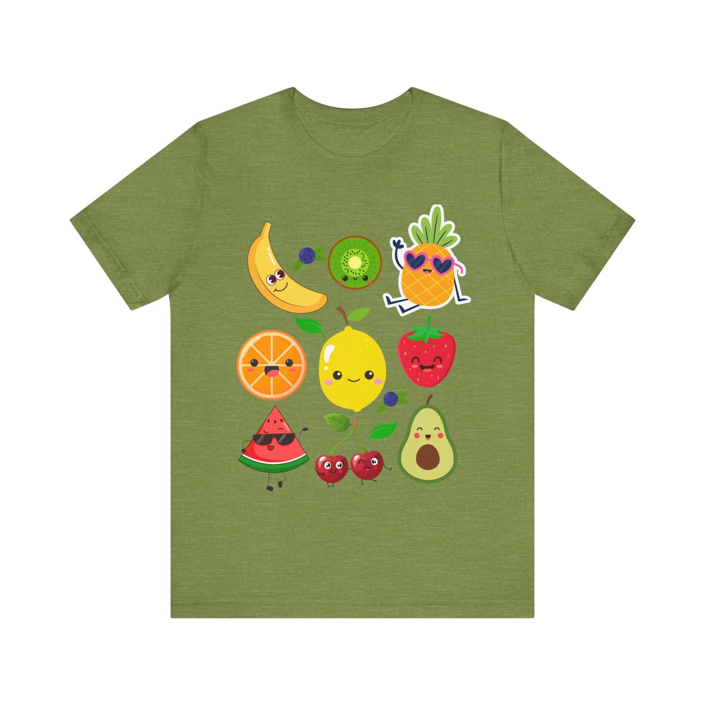 Cute Fruit Friends Kawaii Foodie Tee