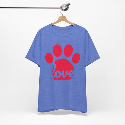 Love Paw Print Jersey Tee