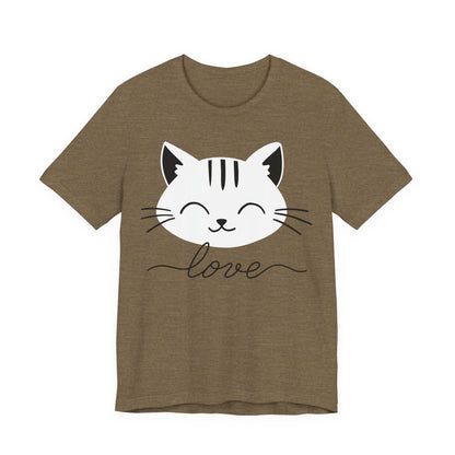 Cat Love Minimalist Tee